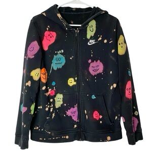 nike city brights hoodie pink and blue